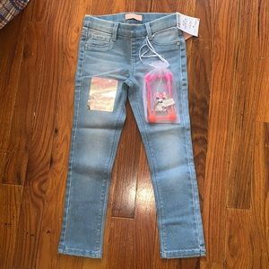 Squeeze pull on jegging